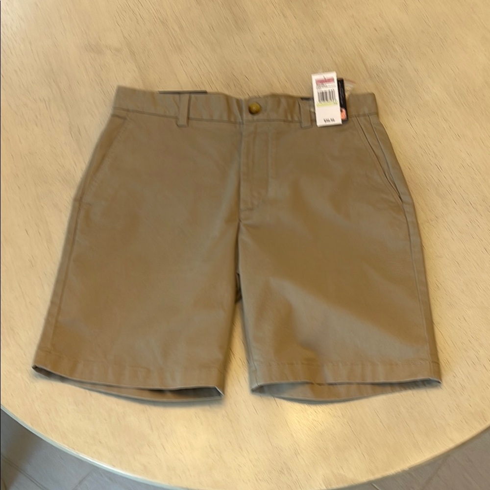 Vineyard Vines Tan Flat Front Shorts